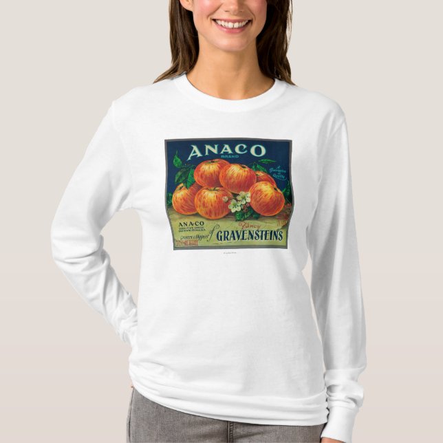 Anaco Apple lådaetikett Tröja (Framsida)