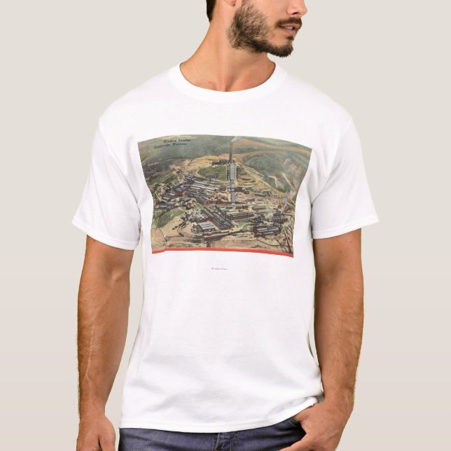 Anaconda Montana - den Washoe smältaren beskådar T Shirt (Framsida)