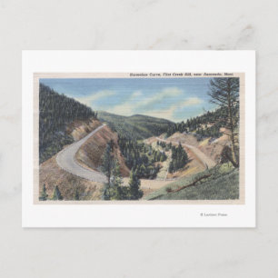 Anaconda, Montana - Horseshoe Curve Vykort