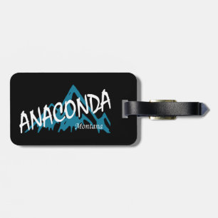 Anaconda Montana Mountains Bagagebricka