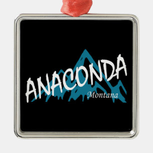 Anaconda Montana Mountains Julgransprydnad Metall
