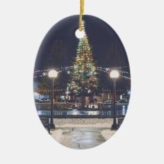 Anacondajulprydnad Julgransprydnad Keramik