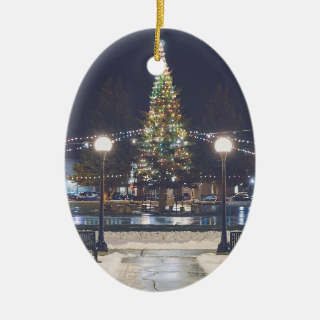 Anacondajulprydnad Julgransprydnad Keramik (Framsidan)