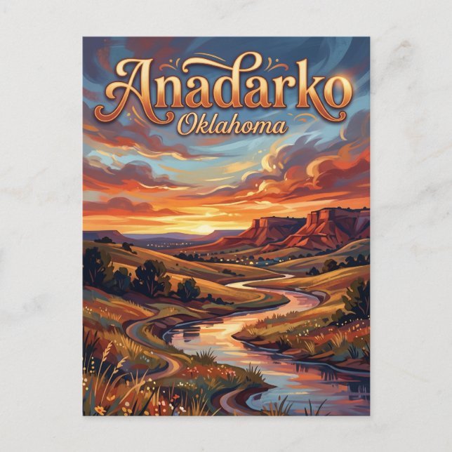 Anadarko USA Vykort (Framsida)