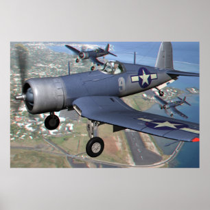 Anaglyph för F4U 3D Poster