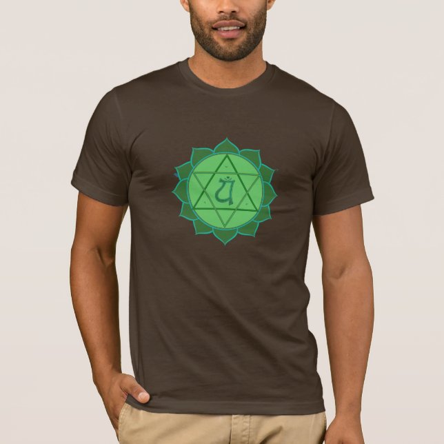 Anahata Chakra grundläggande T-tröja Tee (Framsida)