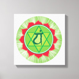 Anahata chakra Heart Center wall decor Canvastryck