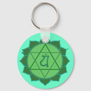 Anahata Chakra Keychain Nyckelring
