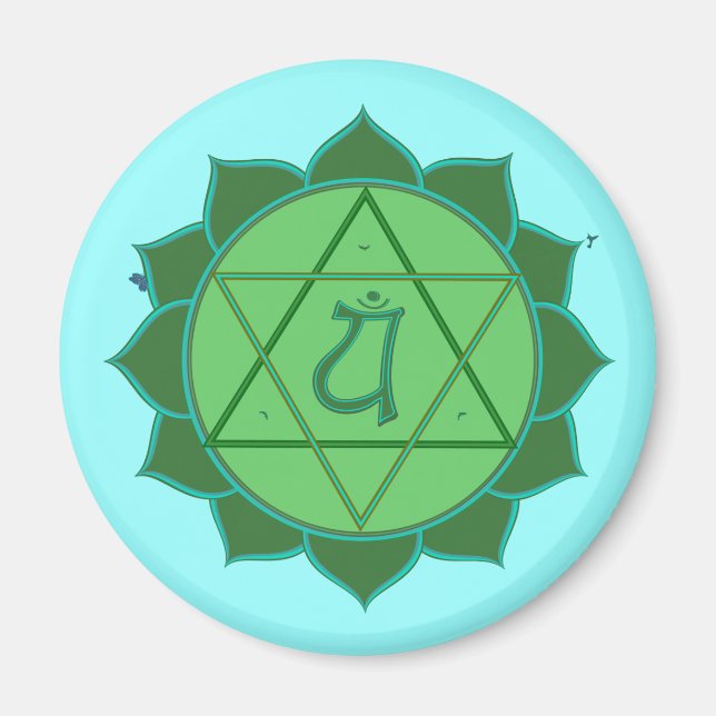 Anahata Chakra Magnet (Framsidan)