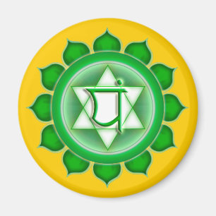 Anahata eller Heart den fjärde Chakra Magnet