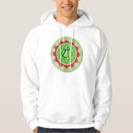 Anahata hjärtchakra hoodie