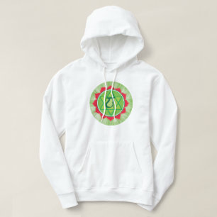Anahata hjärtchakra hoodie