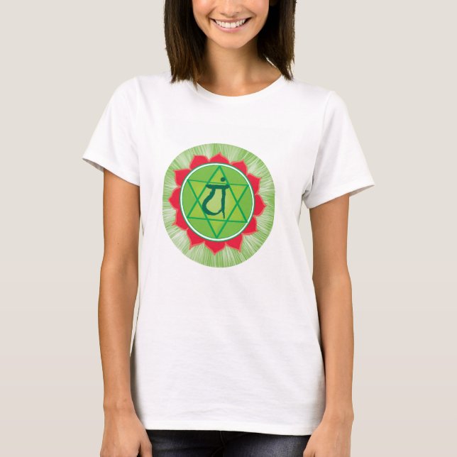 Anahata T-Shirt, Heart Chakra Tröja (Framsida)