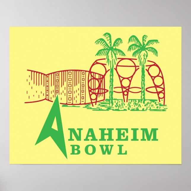 Anaheim Bowl Poster (Framsidan)