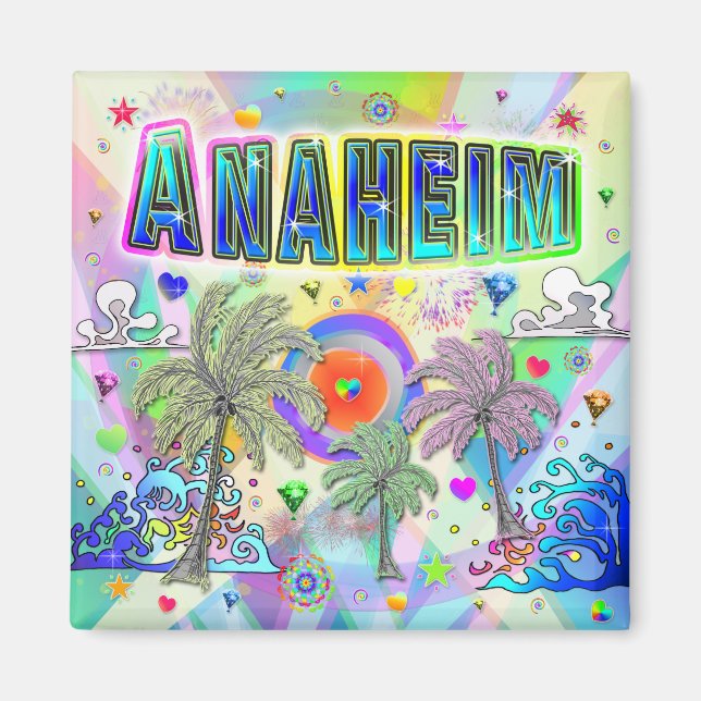 Anaheim Deep Dream Magnet (Framsidan)