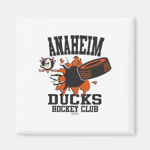 Anaheim Ducks Hockey Puck Burst Officiellt Licensi Magnet