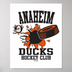 Anaheim Ducks Hockey Puck Burst Officiellt Licensi Poster