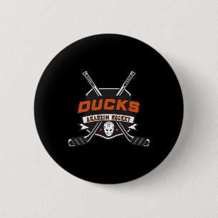 Anaheim Ducks Hockeykäppar Vit Officiellt Licensie Knapp