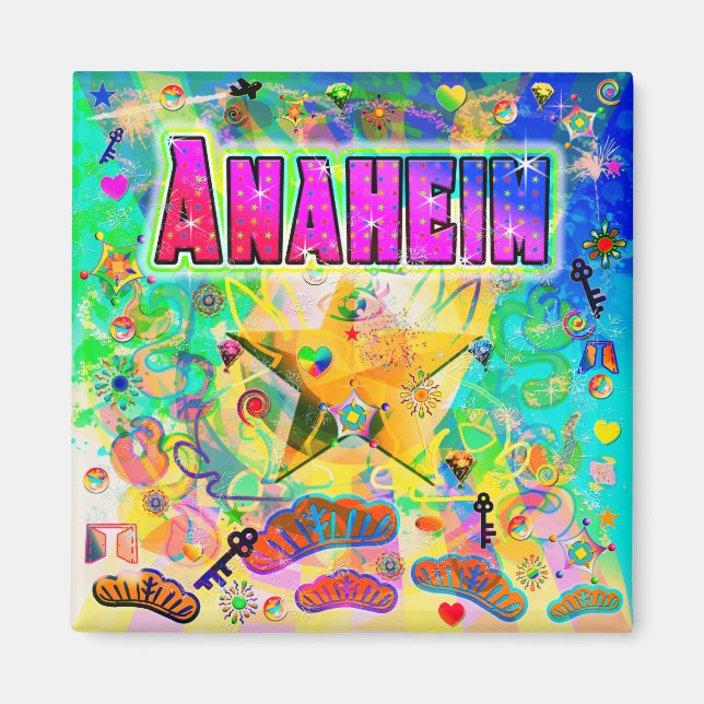 Anaheim Epoch Hour Magnet på svenska (Framsidan)