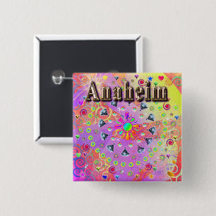 Anaheim Lucky Golden Button Knapp