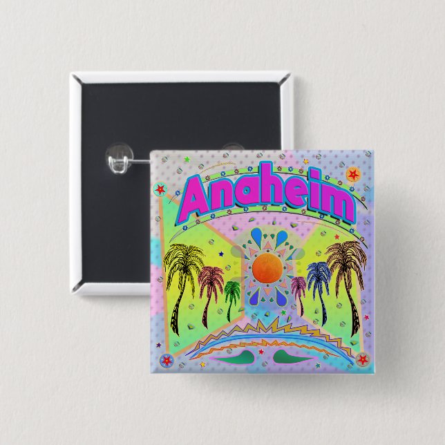 Anaheim Lugn Desire Button Knapp (Framsida & baksida)