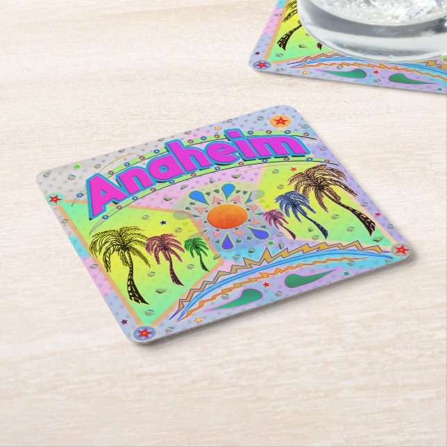 Anaheim Lugn Desire Underlägg Papper Kvadrat (Vinklad)