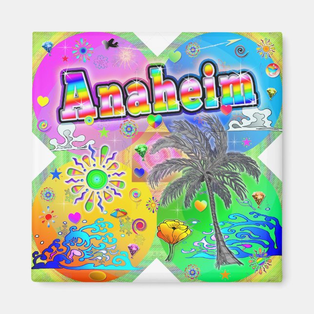 Anaheim Quadro Seasons Magnet (Framsidan)
