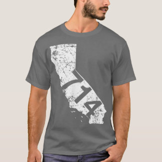 Anaheim Santa Ana Area Code 714 , California Gift  T Shirt