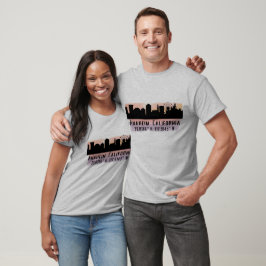 Anaheim Skyline Latitude och Longitud T Shirt