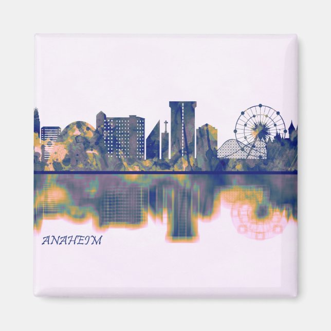 Anaheim Skyline Magnet (Framsidan)