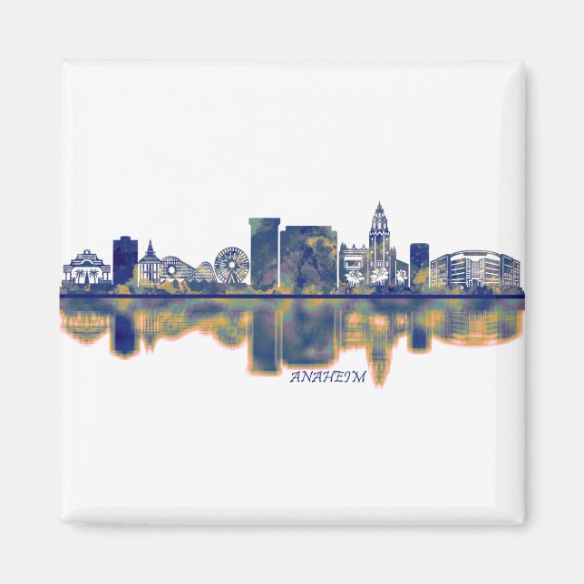 Anaheim Skyline Magnet (Framsidan)