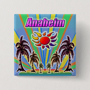 Anaheim Sommar Kärlek Knapp