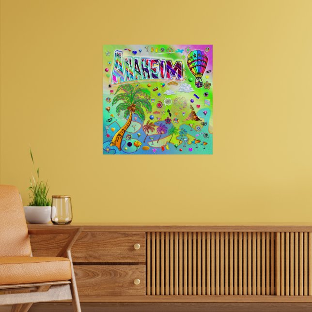 Anaheim Timless Melody Poster (Vardagsrum 2)
