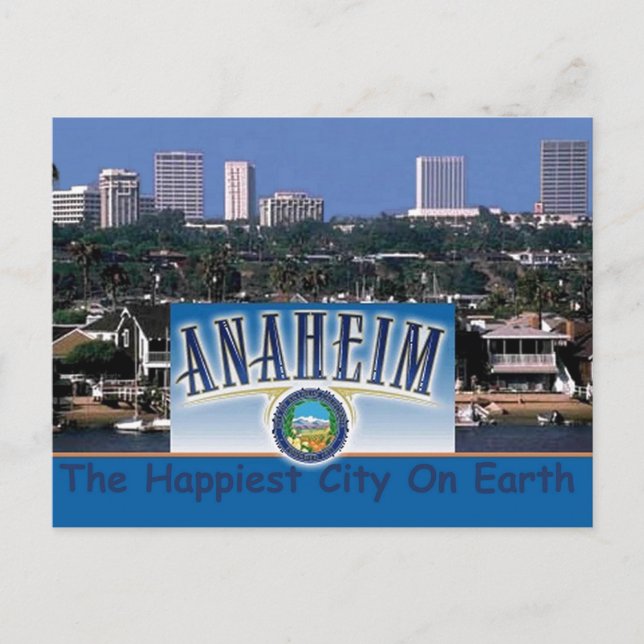 ANAHEIM VYKORT (Framsida)