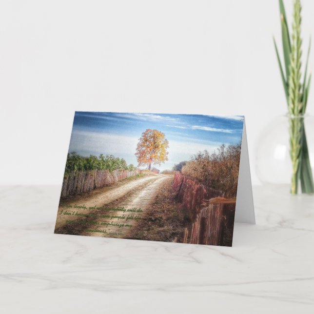 Anaïs Nin-citat på vänskapen: Tack för er Kort (Framsida)