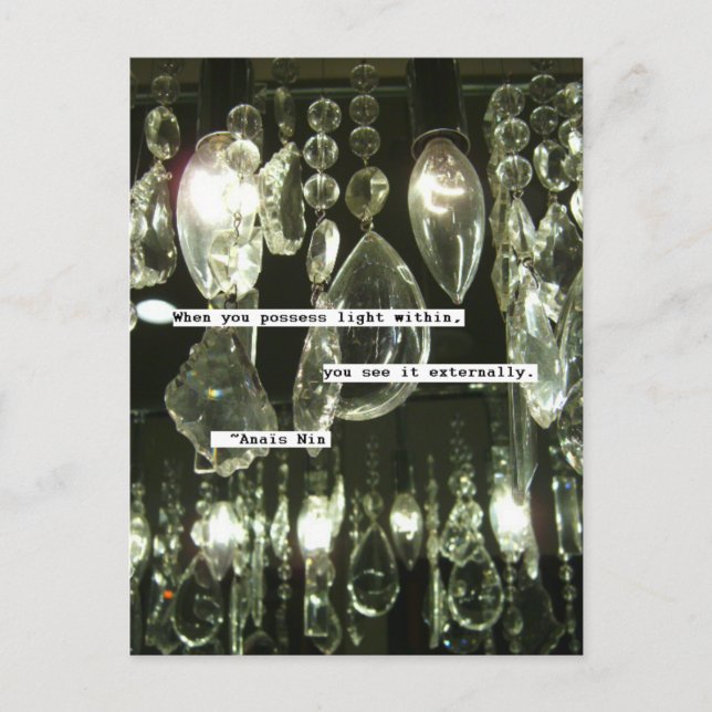 Anais Nin-citat Vykort (Framsida)