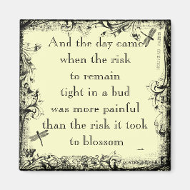 Anais Nin Risk Quote Magnet
