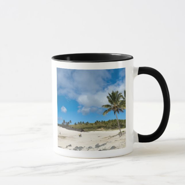 Anakena, Rapa Nui, Påskön, Chile Mugg (Höger)