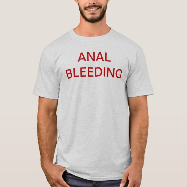 ANAL BLÖDA skjorta Tröja (Framsida)