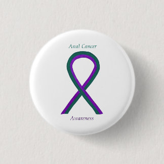 Anal Cancer Awareness Anpassningsbar Button Stift Knapp