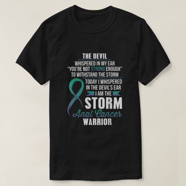 ANAL Cancer Warrior I är Storm2067 T Shirt (Design framsida)