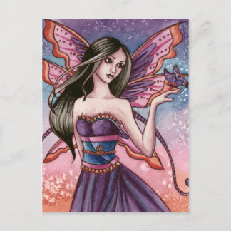Analiese - Butterfly Fairy Postcard Vykort