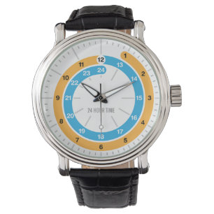 Analog 24 timmeklocka armbandsur
