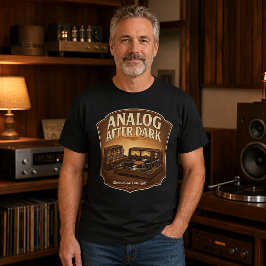 Analog After Dark Audiophile T-shirt