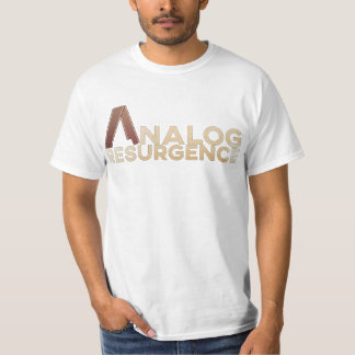 Analog återfallsrubrik - frakt t shirt