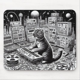 Analog Cat Symphony Mousepad Musmatta