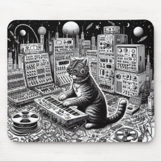 Analog Cat Symphony Mousepad Musmatta