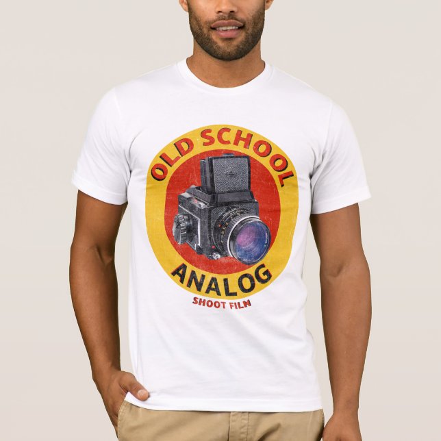Analog foto i Old school T Shirt (Framsida)