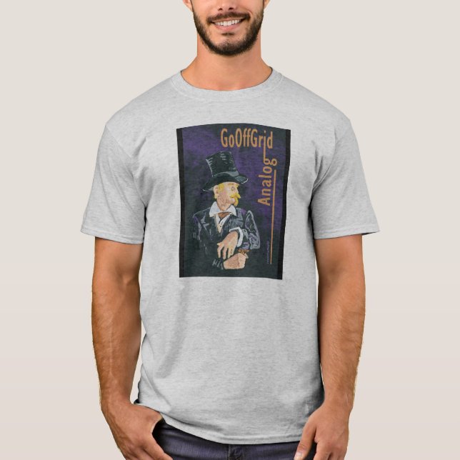 Analog - Gå av rutnät nr 05 T Shirt (Framsida)