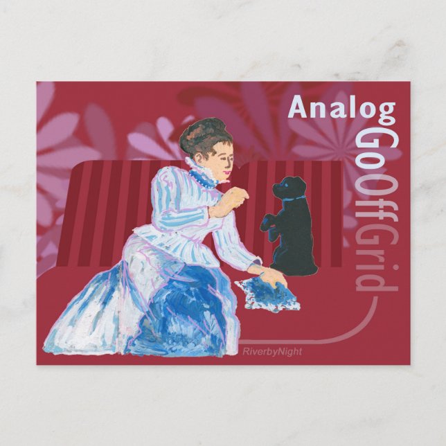 Analog - Gå av rutnätsserie #07 Vykort (Framsida)